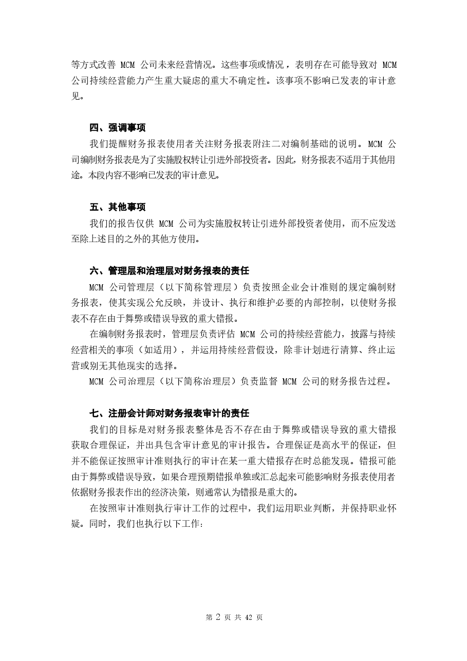 意大利MCM公司审计报告.docx,第3页预览
