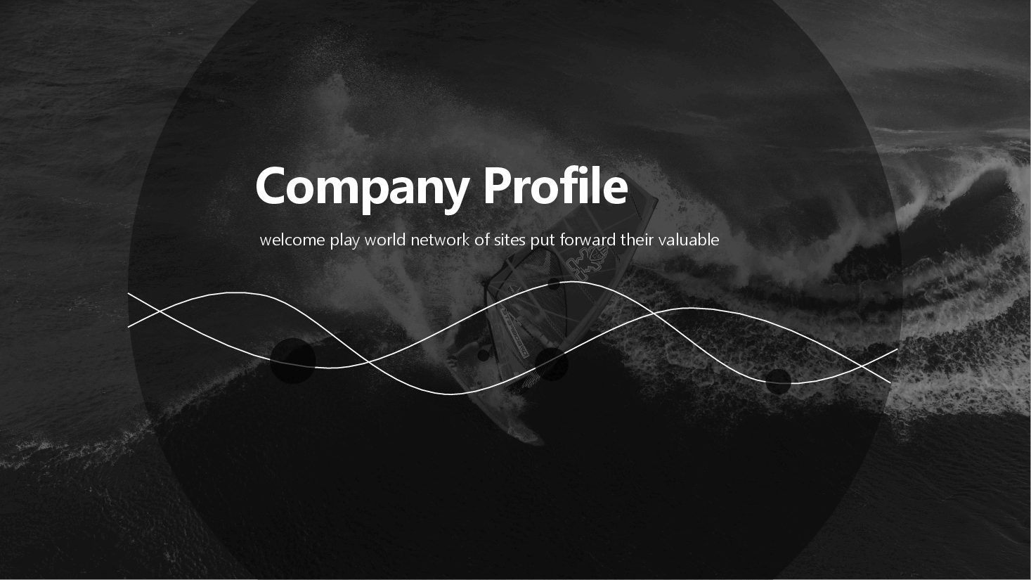 Company Profile PPT公司英文介绍PPT模板.pptx,第1页预览