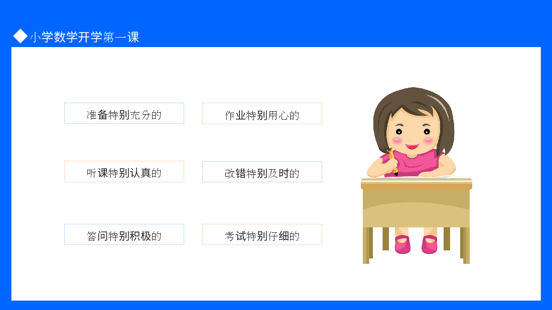 小学数学开学第一课数学学习要求课件范例9.pptx,第3页预览