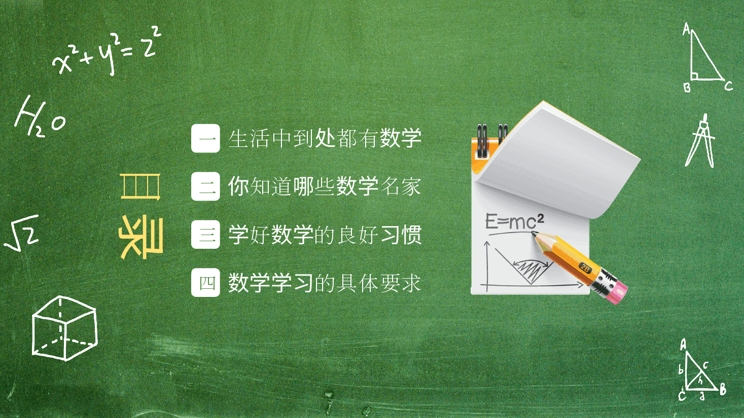 小学各年级可用数学开学第一课课件模板6.pptx,第2页预览