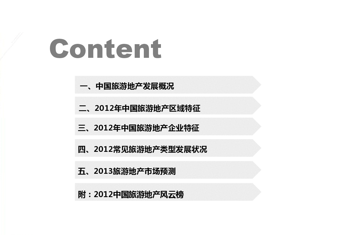 2013年中国旅游地产发展年报(摘要版).pdf，第2页预览