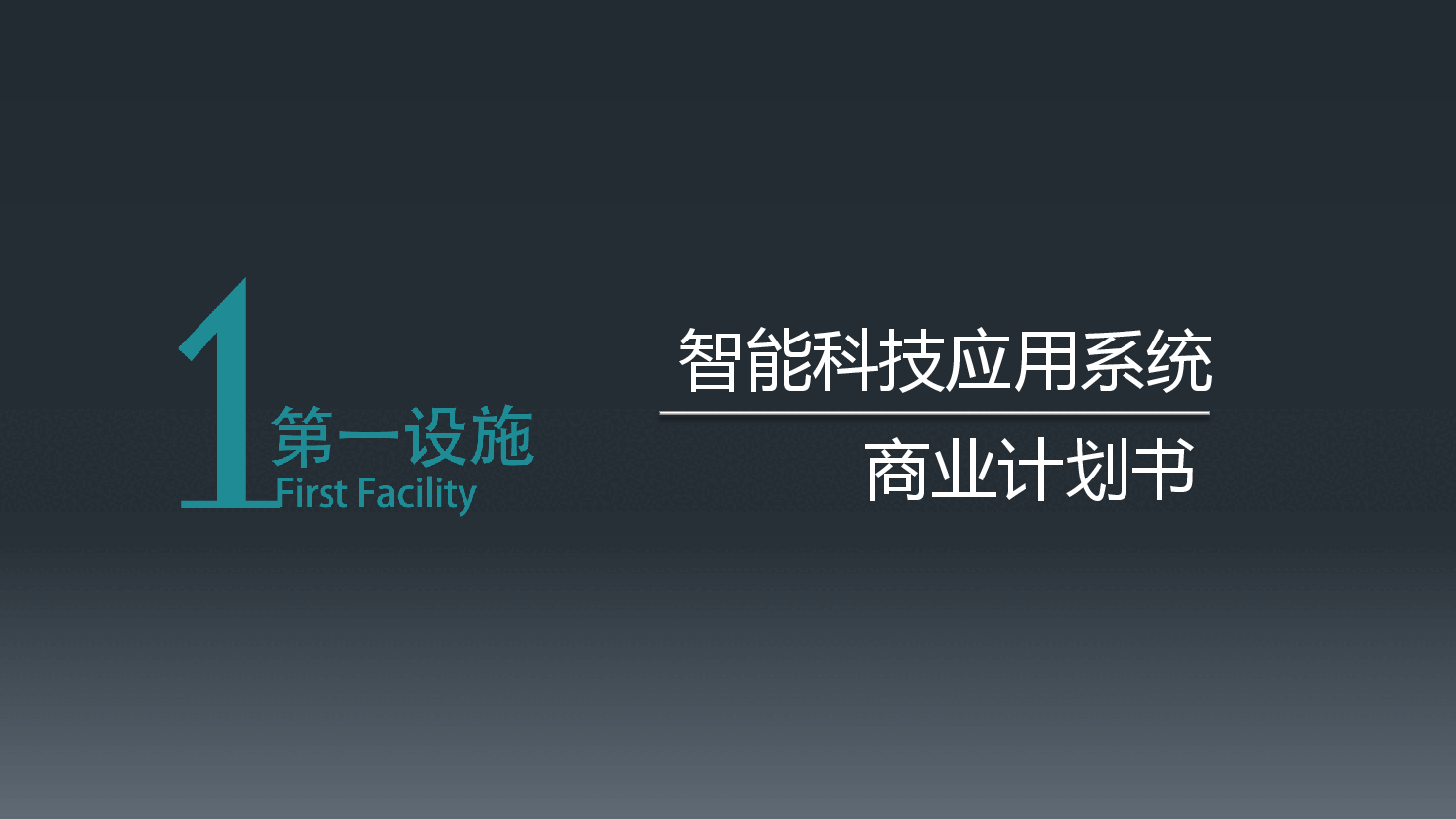 第一设施商业计划书.pdf,第1页预览