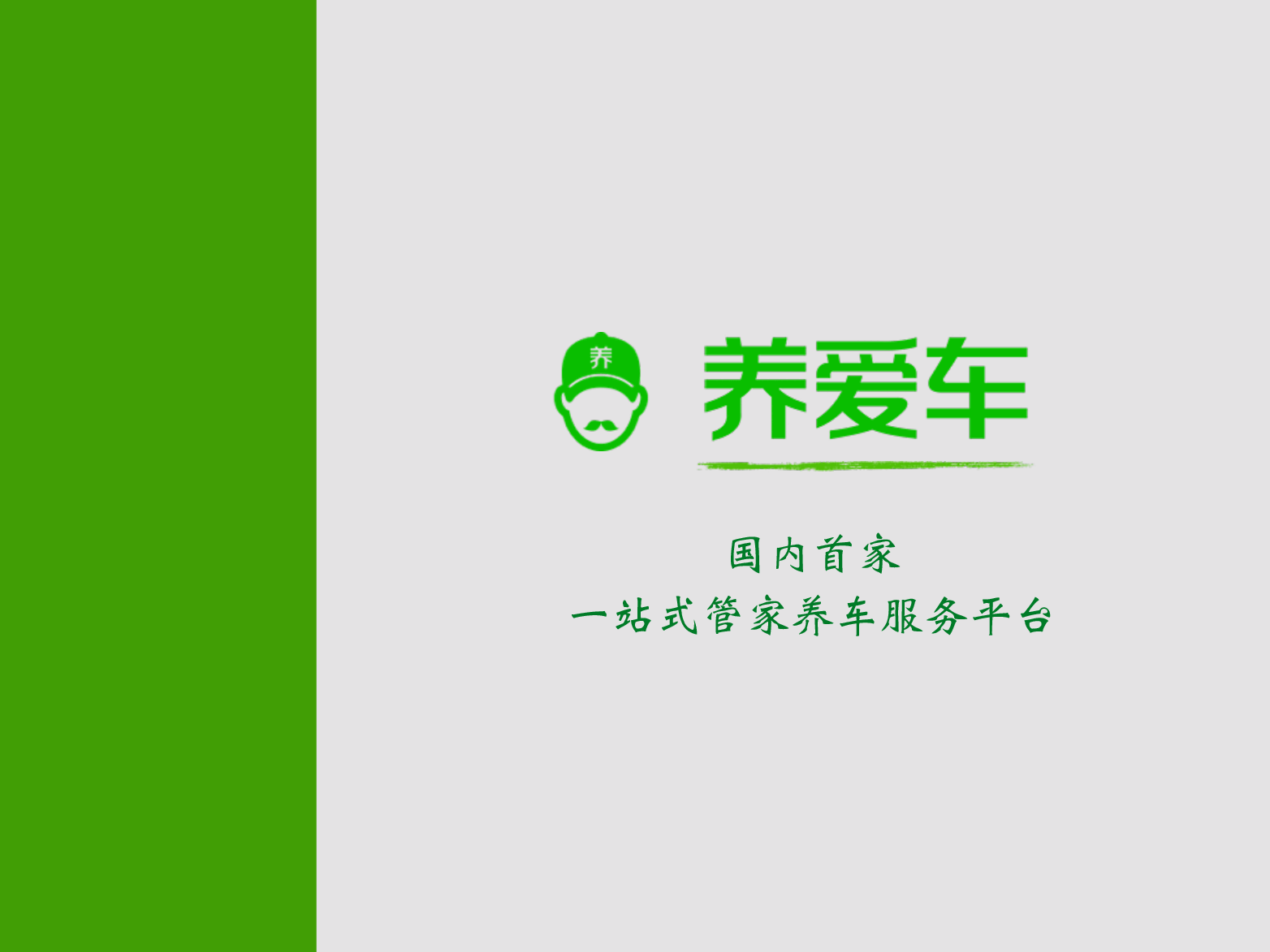 养爱车商业计划书.pdf，第1页预览