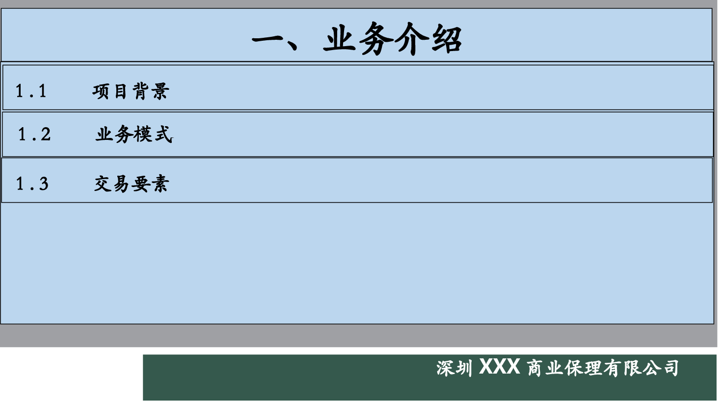 XXX保理项目(业务版本)汇报.ppt,第3页预览