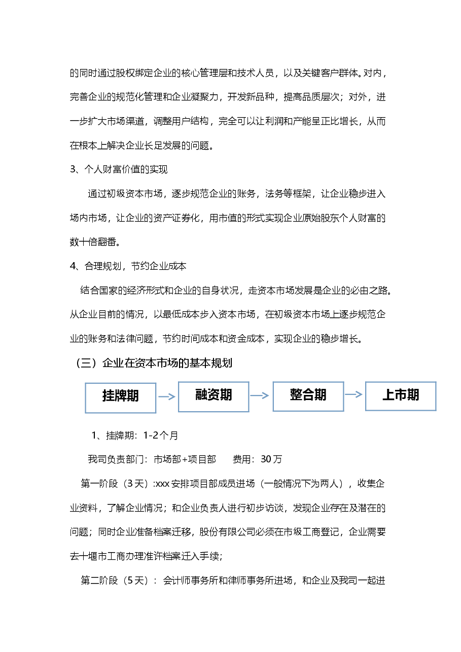 资本市场方案书(XX药业).doc,第3页预览