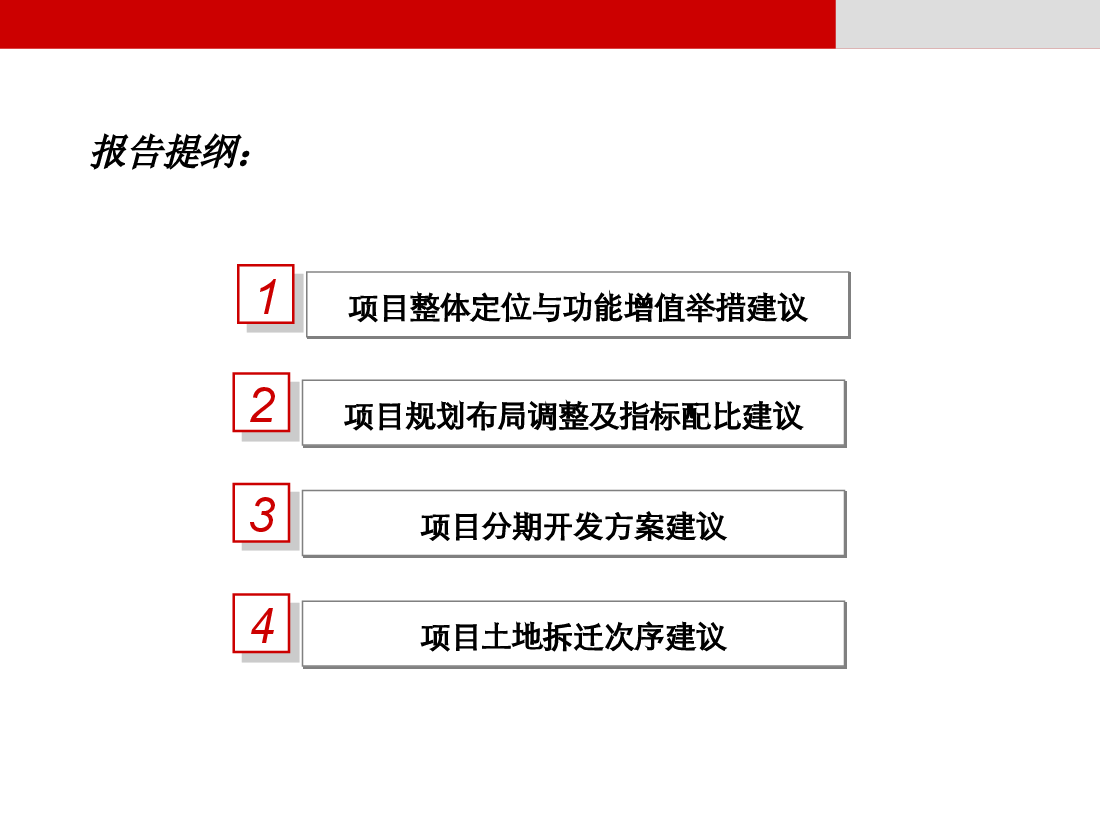 目整体定位及规划布局调整方案汇报稿.ppt，第3页预览