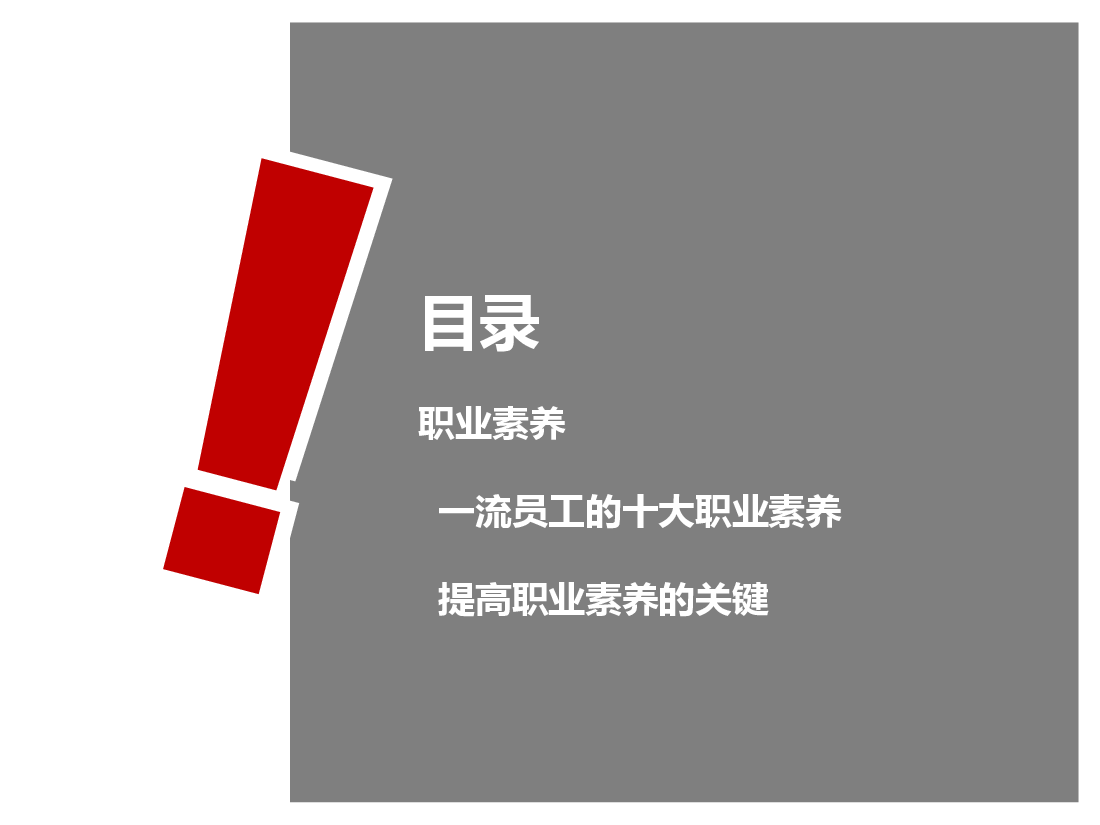 员工的职业素养培训课件.pptx,第2页预览