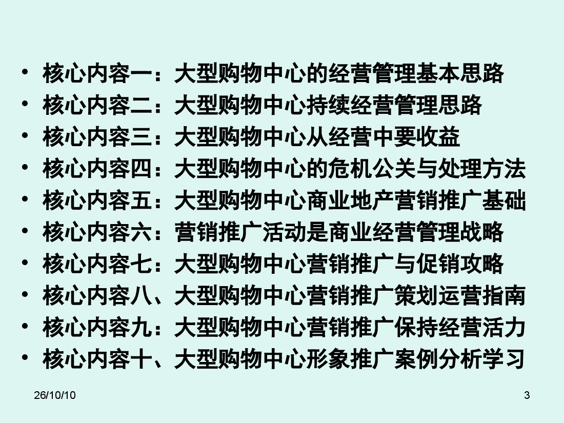 大型购物中心运营与营销策划.ppt,第3页预览