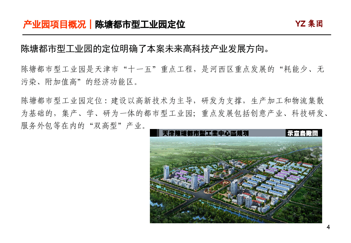 YZ高科技产业园方案汇报.ppt，第4页预览