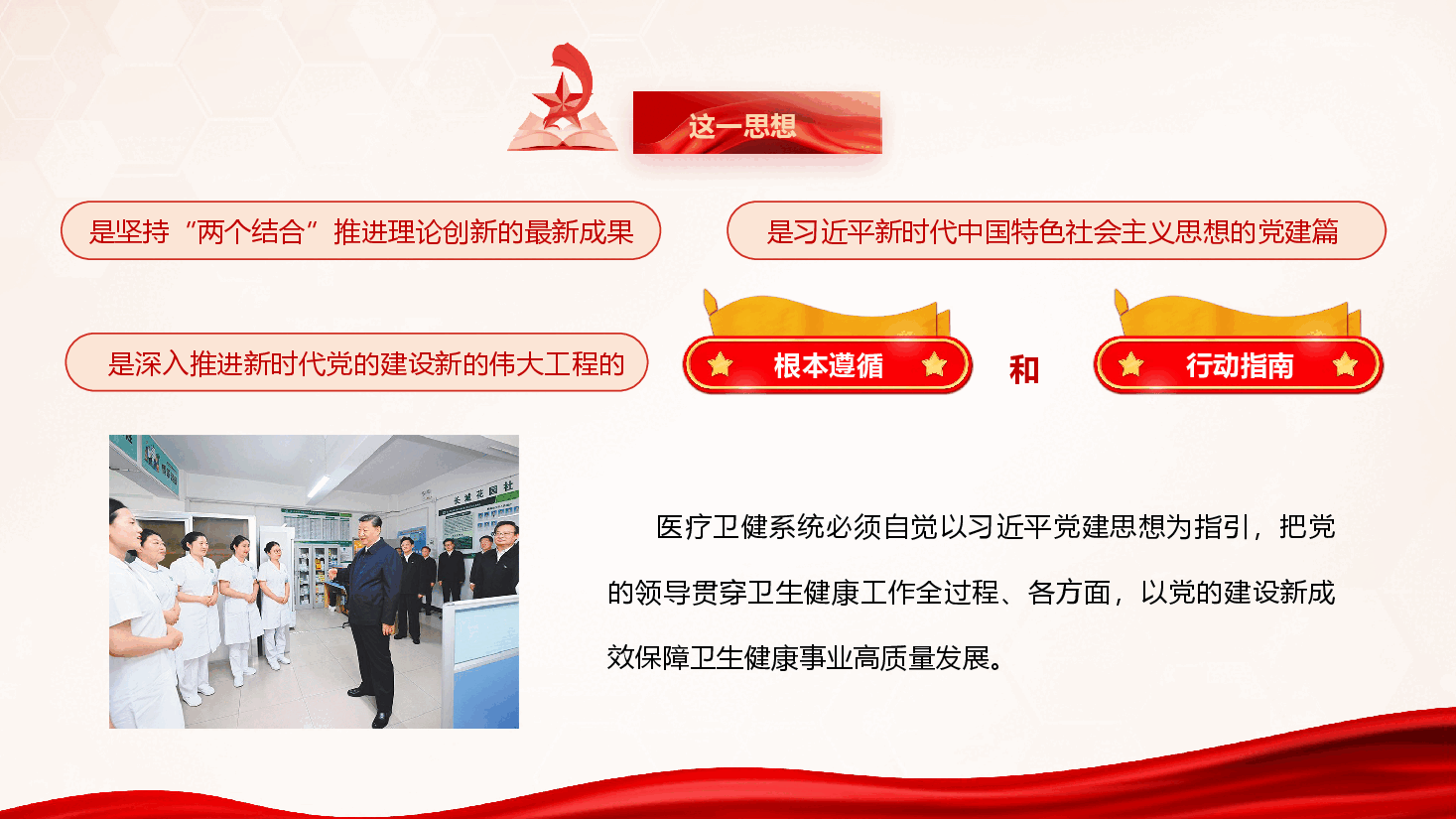 以习近平党建思想为指引 推动卫生健康事业高质量发展(PPT+文字稿).pptx,第3页预览