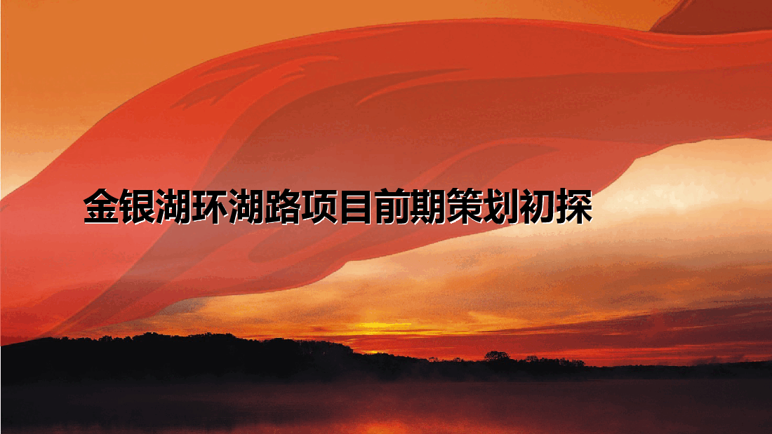 东西湖区金银湖商业项目地块前期策划建议.ppt,第1页预览