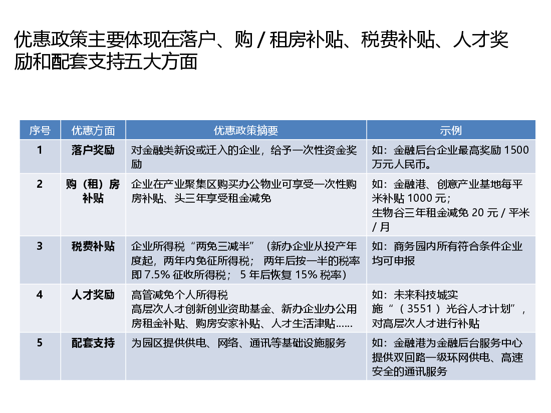 武汉东湖高新区优惠政策研究.pptx，第3页预览