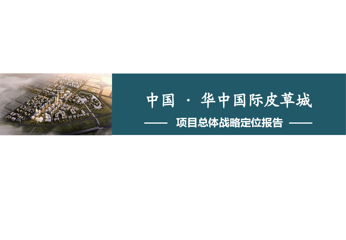 华中皮草城总体战略定位报告(征求意见稿).pptx,第1页预览
